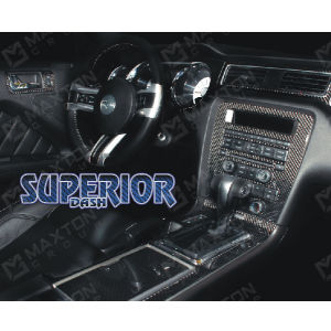 Real Carbon Fiber Dash Trim Superior Dash 10-11 Mustang