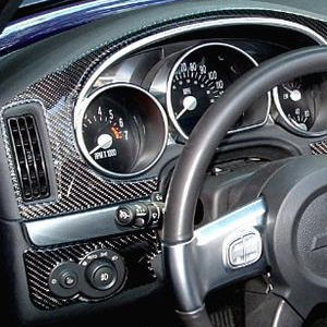 Real Carbon Fiber Dash Trim from Superior Dash for 2003-2006 Chevrolet SSR
