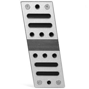 Drake Billet Dead Pedal (Satin) for 15-23 Ford Mustang