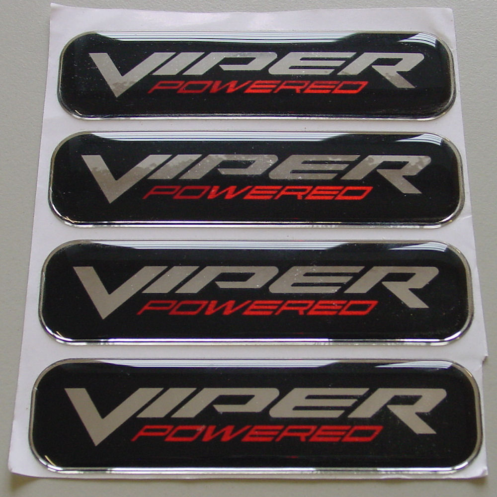 Decal - 3D Diamond (100x26mm) 92-17 Viper powered
