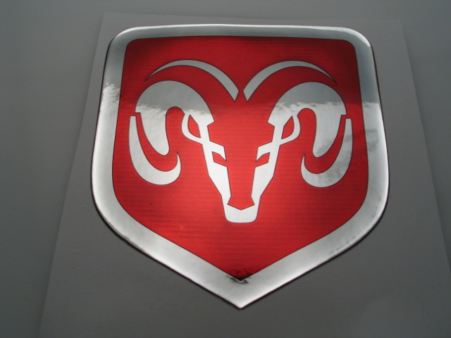 Decal - 3D Diamond (100x94mm) 94-24 Dodge RAM (B)