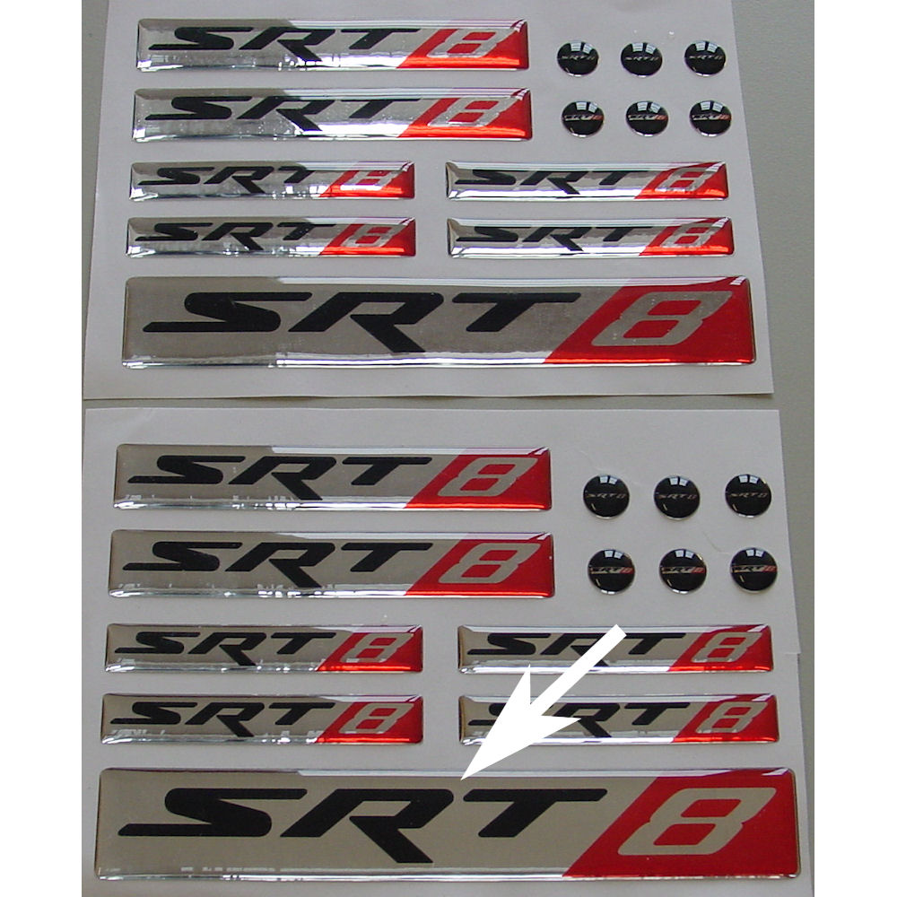 Decal - 3D Diamond (150x24mm) 06-24 Dodge SRT8