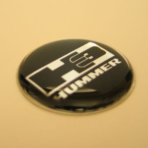 1x 3D Diamond Sticker 23mm for 2005-2010 Hummer H3 SUV