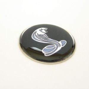 1x 3D Diamond Sticker 23mm for Shelby GT/GT350/GT500