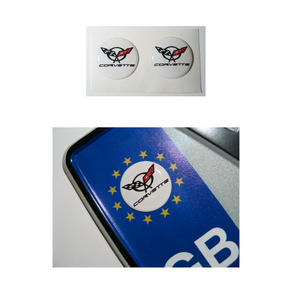 Decal - 3D Diamond (23mm) 97-04 Chevy Corvette