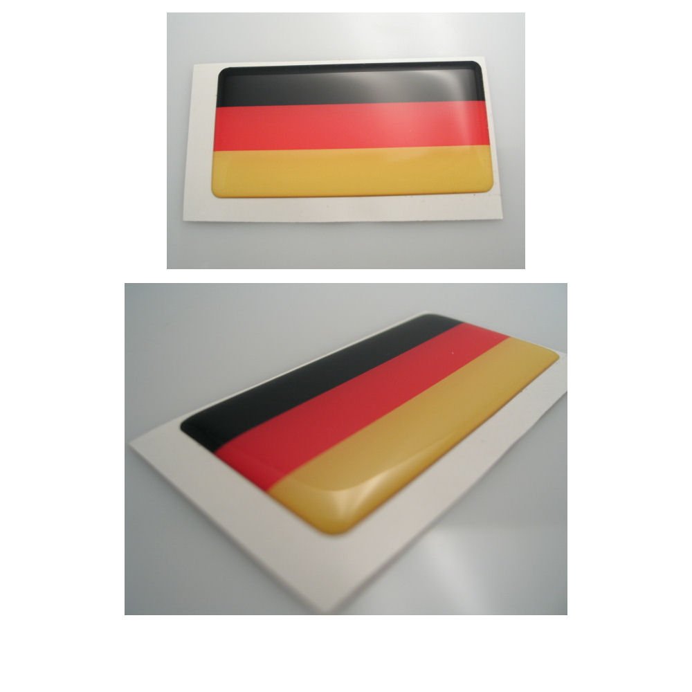 Decal - 3D Diamond (40x20mm) Germany Flag/Banner