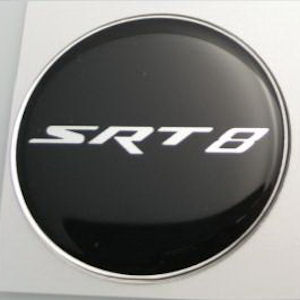 1x 3D Diamond Sticker for 2006-2024 Dodge SRT8 (50mm)