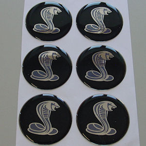 1x 3D Diamond Sticker 50mm for SVT Shelby GT350/GT500