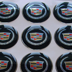 1x 3D Diamond Sticker 50mm for Cadillac Esccalade/XLR