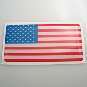 1x 3D Diamond Sticker United States Banner (70x35mm)