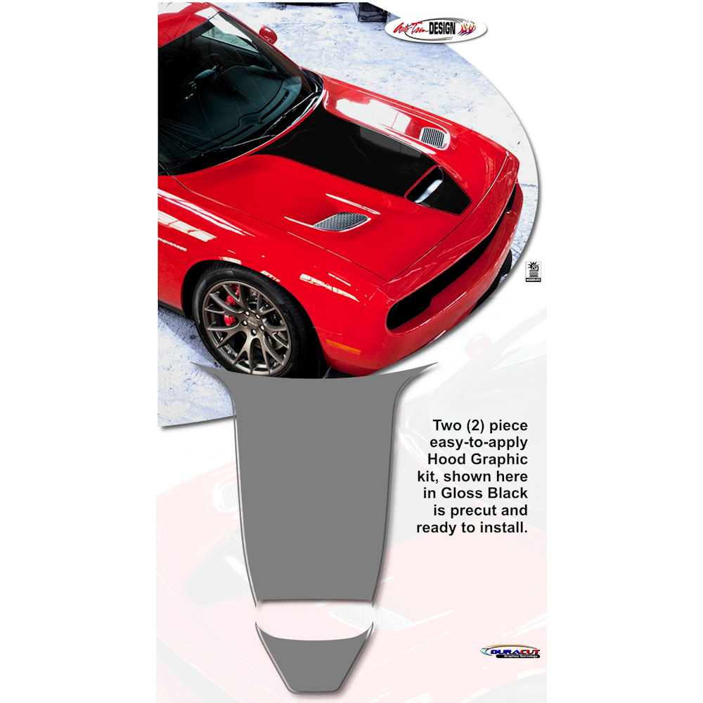 Decal - Hood Graphic Kit (01) 15-24 Dodge Challenger SRT