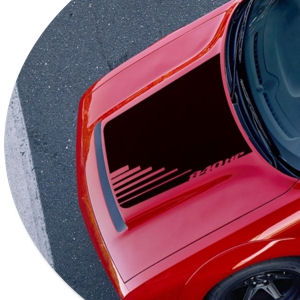 ATD Hood Graphic Decor (2018 Dodge Challenger Demon)