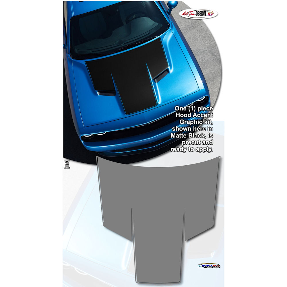 Decal - Hood Graphic Kit (06) 15-24 Dodge Challenger SXT