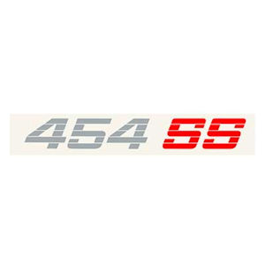 Bowtie 454SS Decal (silver) 1990-1991 Chevy Trucks