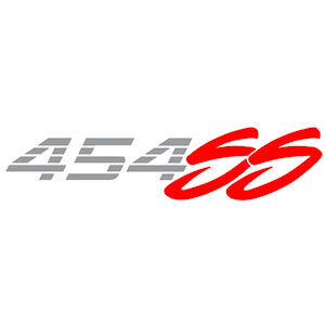 Bowtie 454SS Decal (silver) for 1992-1993 Chevy Trucks