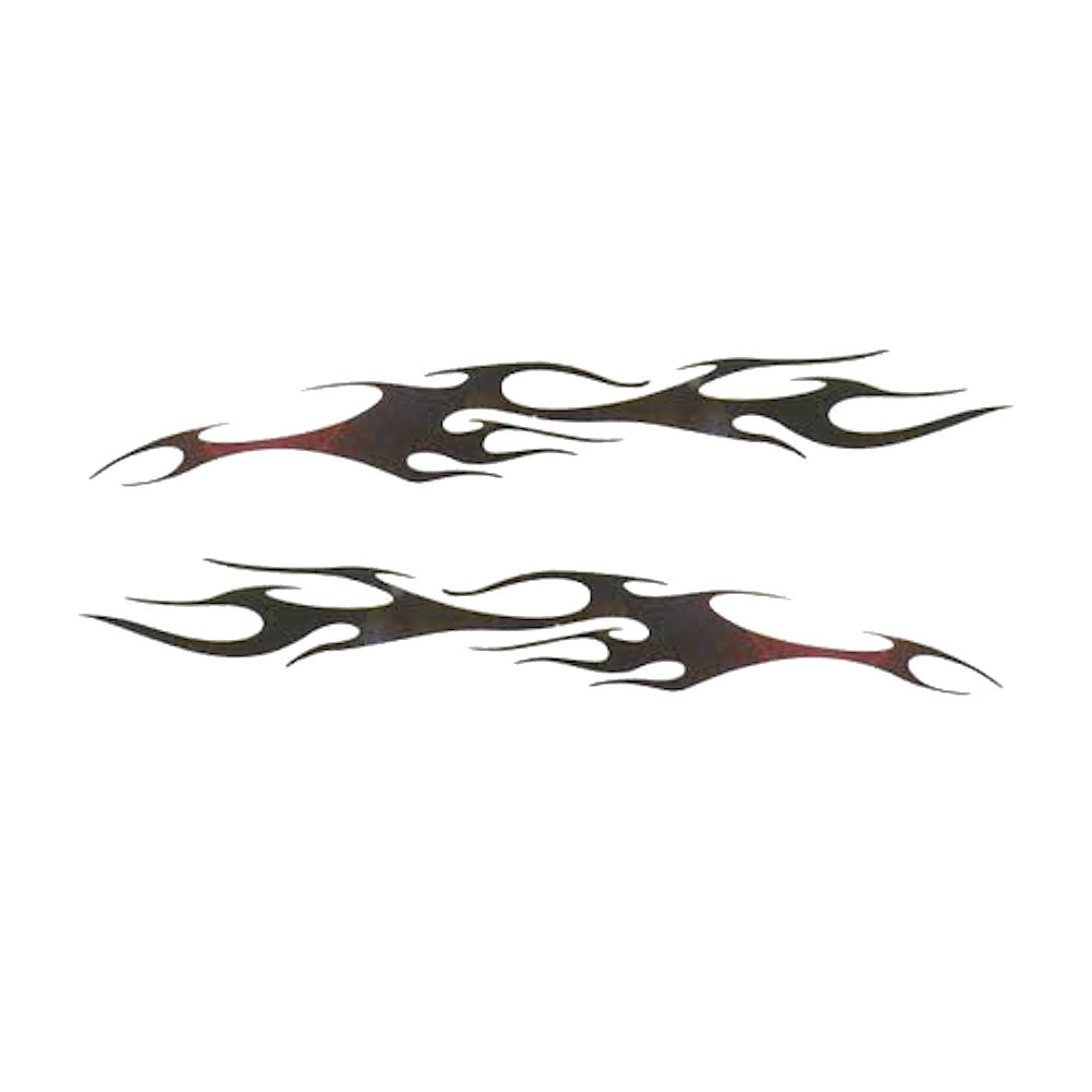 Decal - Side Graphics Tribal Tattoo 2x (212cm) silver