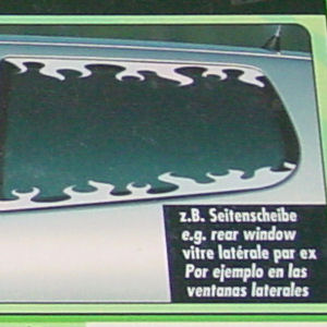 Foliatec Tribal Tattoo Graphic Foil for Rear Car Glass