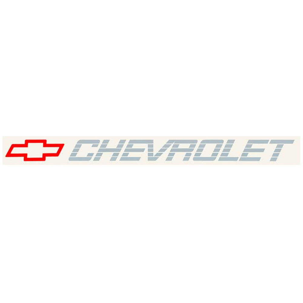 Decal - Tailgate Banner (silver) 90-91 Chevy 454SS