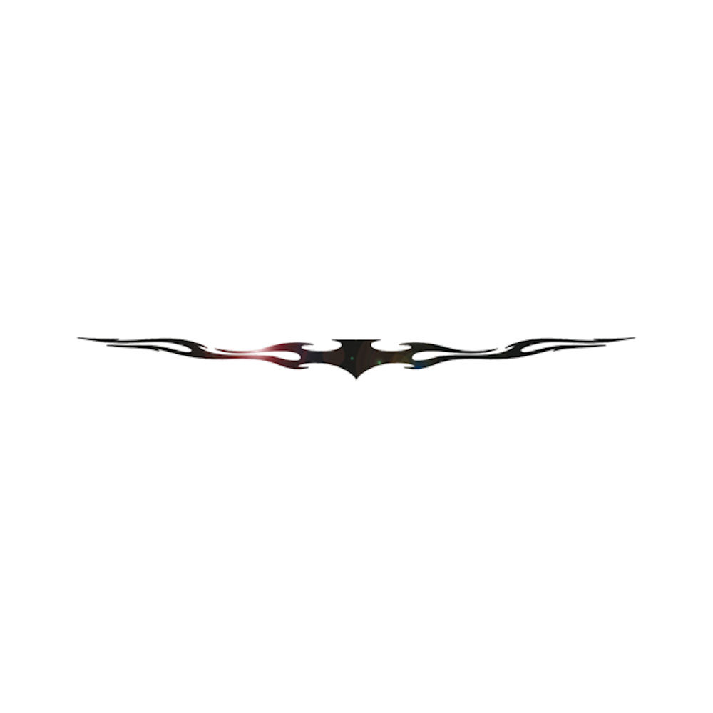 Decal - Windshield Graphic Tribal Tattoo (110cm) black
