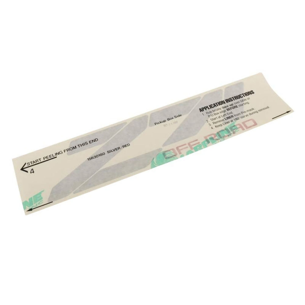 Decal - Z71 Off Road (silver/red) 89-98 GM Trucks