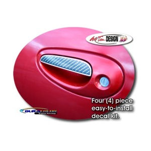 ATD Carbon Fiber Door Handle Decals 06-10 Dodge Charger