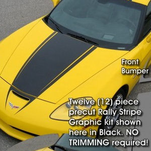 ATD Rally Stripe Graphic Kit for 2006-13 Chevy Corvette