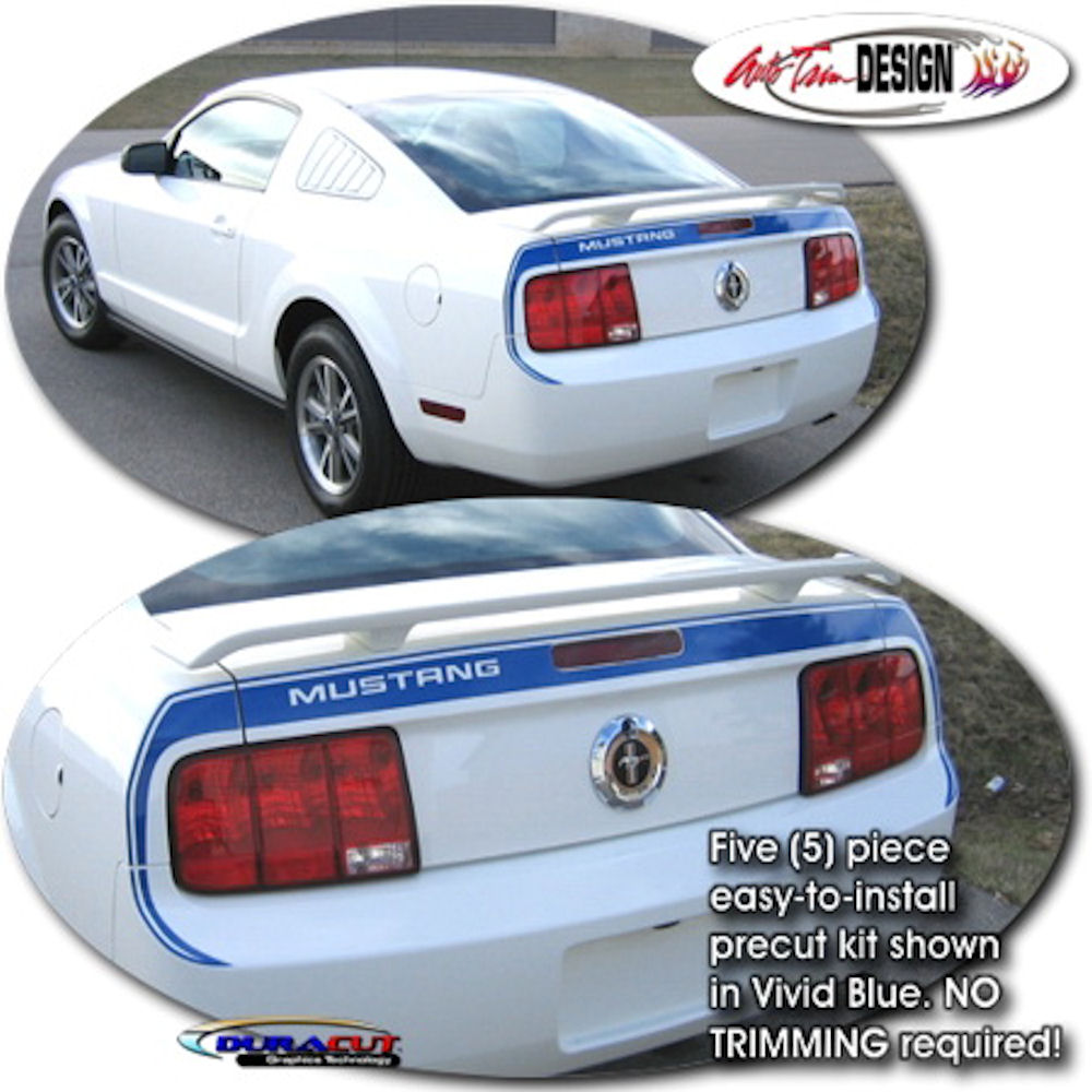 Decals - Rear Lid Graphic (Mach1) 05-09 Ford Mustang