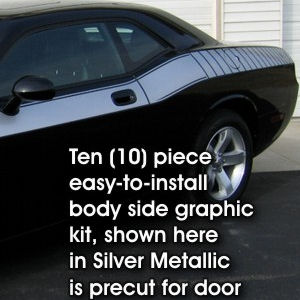 ATD Side Stripe Graphic Kit for 11-14 Dodge Challenger
