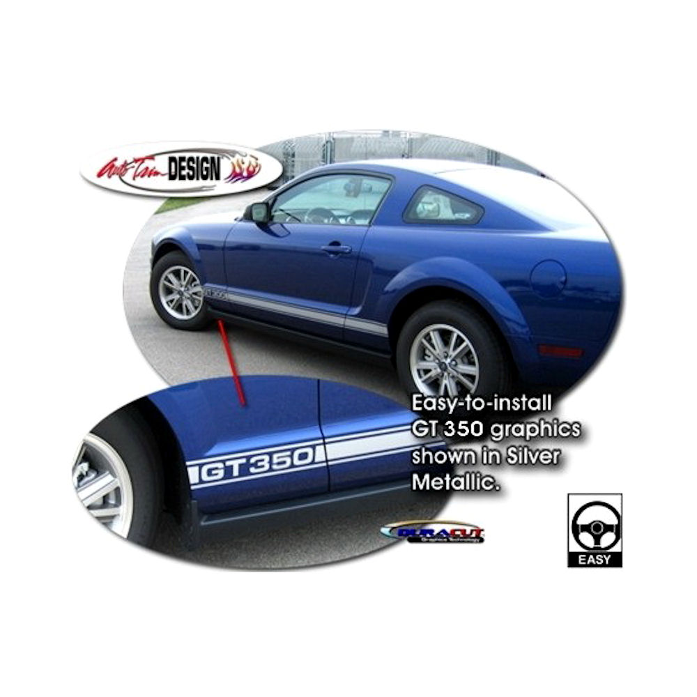 pic 2007 Ford Mustang Gt350 decals side graphic kit 02 07 19 ford mustang shelby