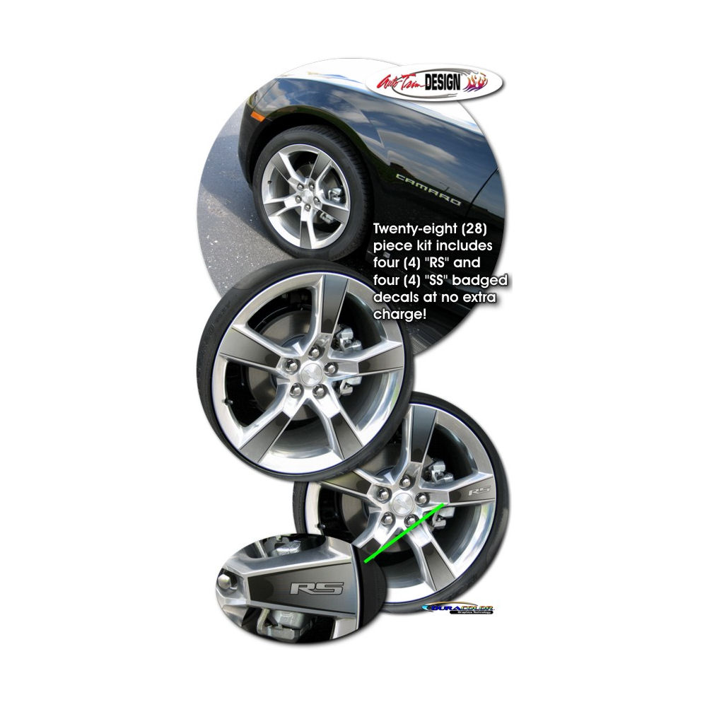 Decals - Wheel Graphics 2 (black) 10-12 Chevy Camaro