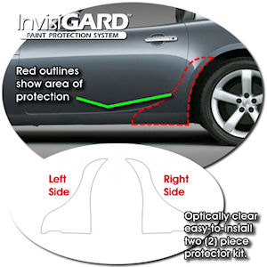 ATD Rocker Flare Protector Foils for 2007-2009 Opel GT