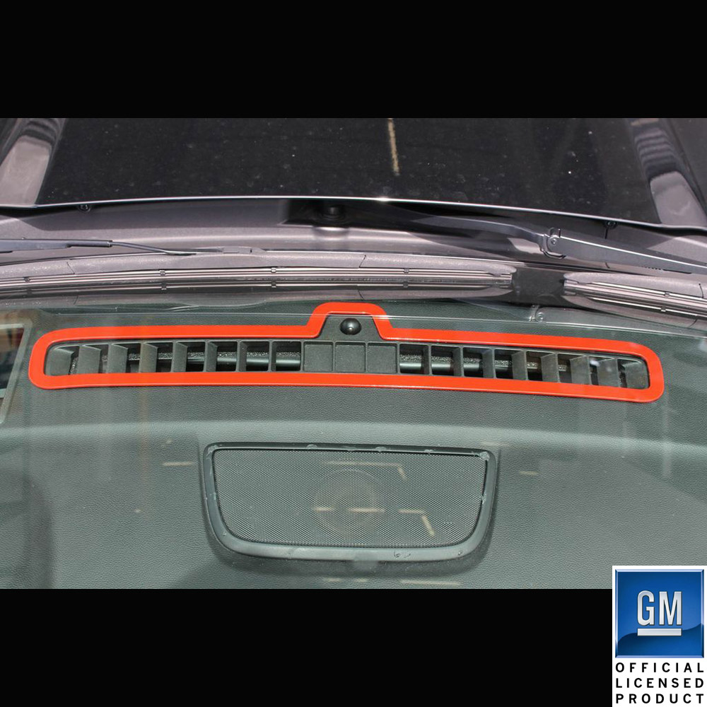 Defroster Trim Bezel (orange) 10-15 Chevy Camaro