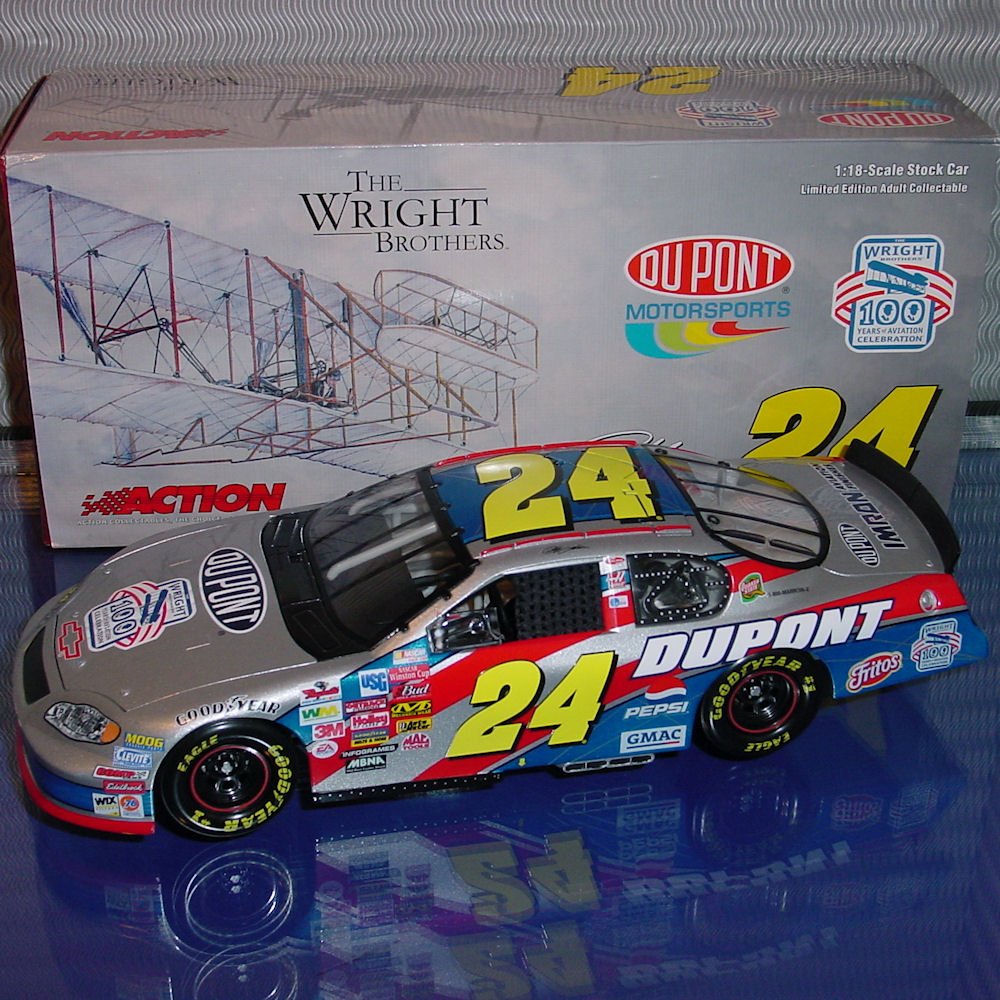 Die-Cast Model - 2003 Jeff Gordon 24 (Wright Brothers) 1/18