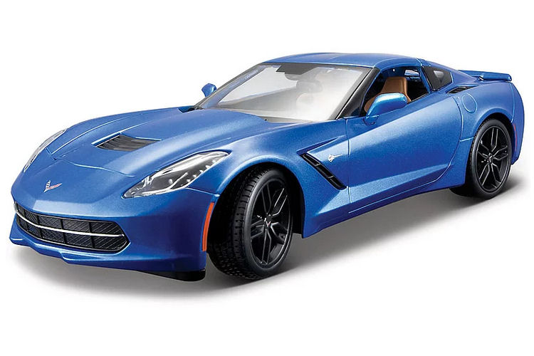 Die-Cast Model - 2014 Chevy Corvette Stingray (blue) 1/18