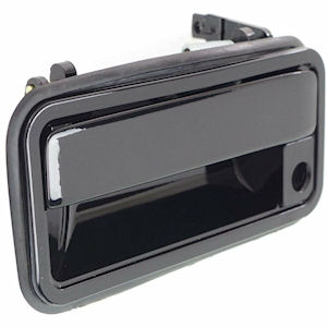 Repro Front Door Handle LH Black from LMC for 1988-1994 GM Trucks SUV