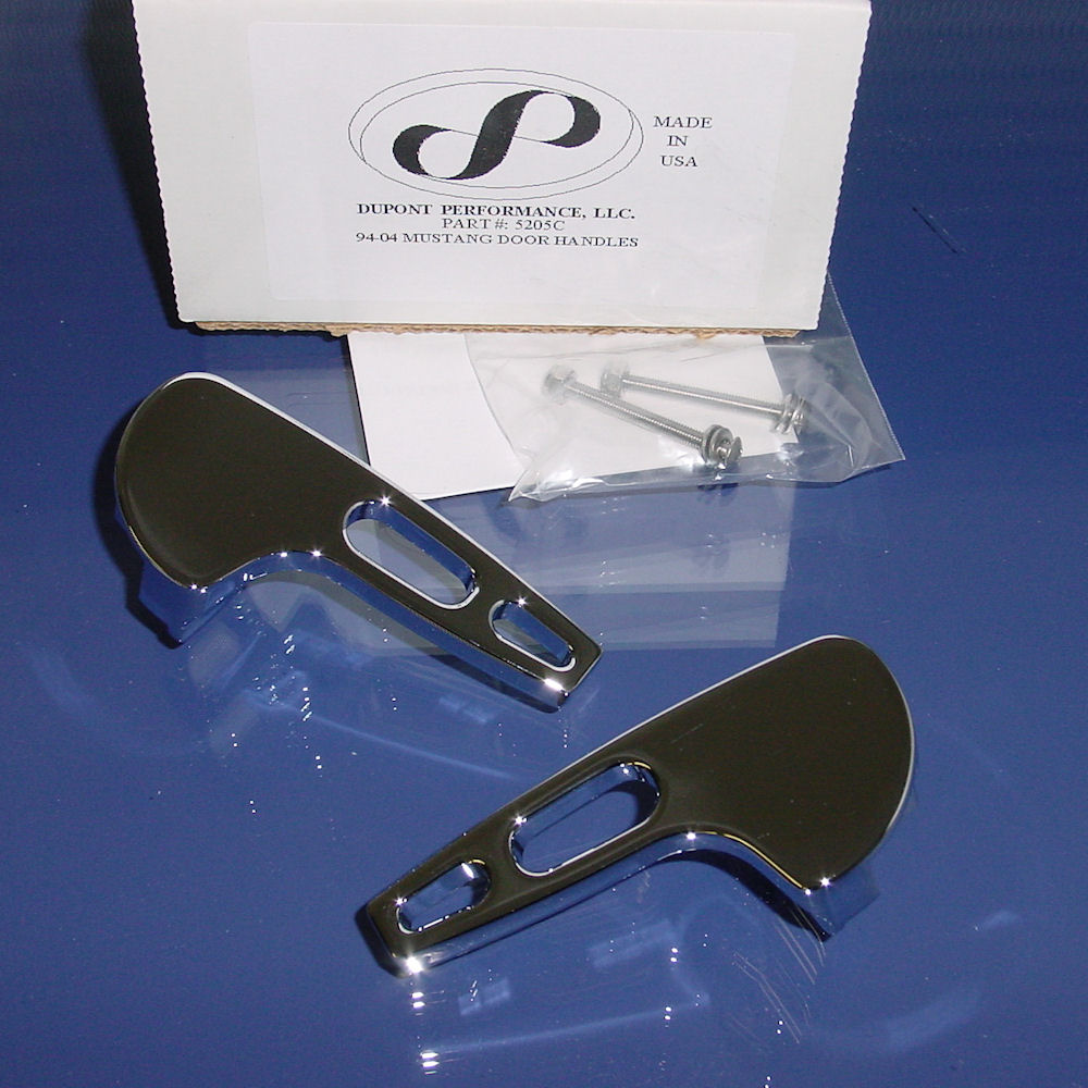 Door Handles Inner Billet 2x (Chrome) 94-04 Ford Mustang
