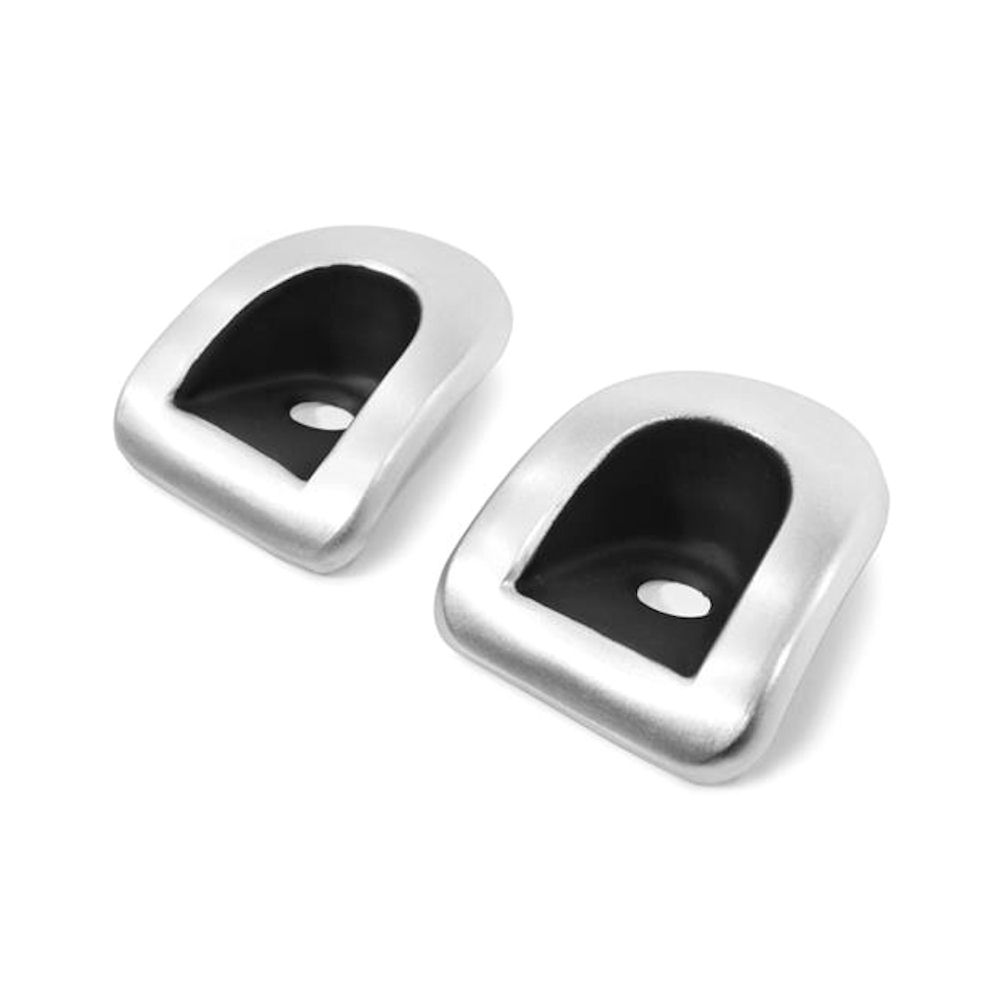 Door Lock Pin Bezels Billet (brushed) 05-14 Ford Mustang
