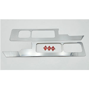 2x Billet Door Panels (polished) for 1990-94 GM Trucks