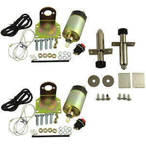Shaved Door Handle Poppers Kit with 50lbs Solenoid