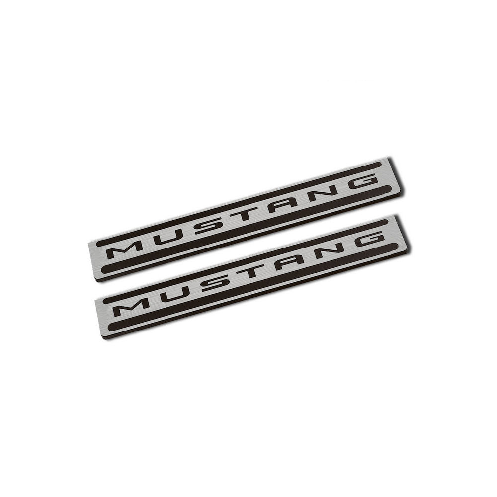 Door Sill Plates (Aluminum) 15-23 Ford Mustang