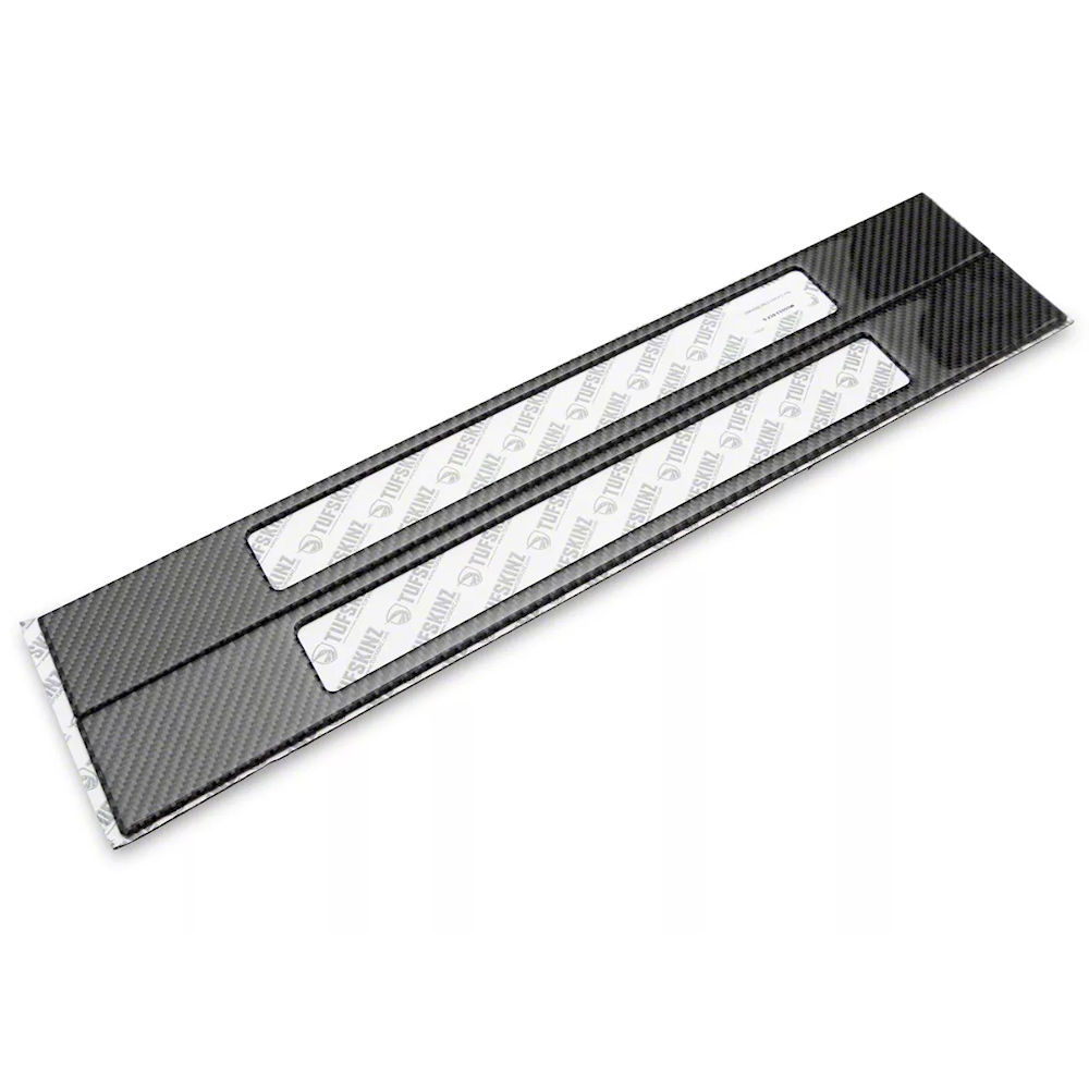Door Sill Plates (Carbon) 15-23 Ford Mustang