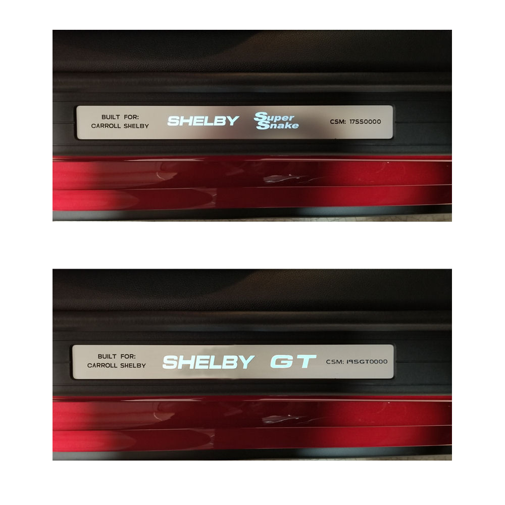 Door Sill Plates LED (Aluminum) 15-22 Shelby SuperSnake