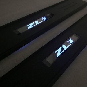 King Penn LED Door Sill Plates 2012-24 Chevy Camaro ZL1