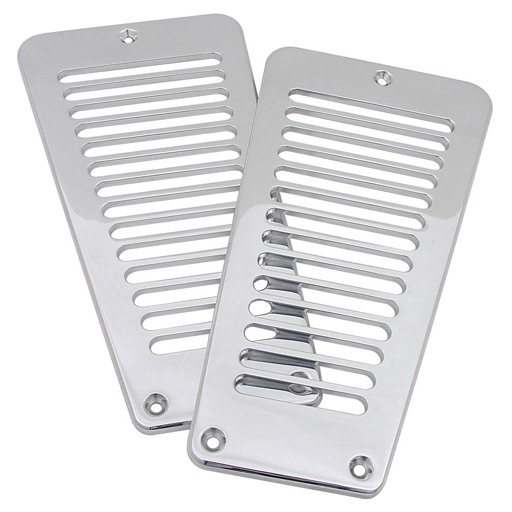 Door Vents Billet 2x (polished) 88-99 GM Trucks/SUV