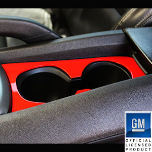 UPR Dosenhalter-Umrandung Aluminium (orange) 2010-2015 Chevy Camaro