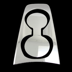 UPR Dosenhalter-Umrandung Aluminium (poliert) 2010-2015 Chevy Camaro