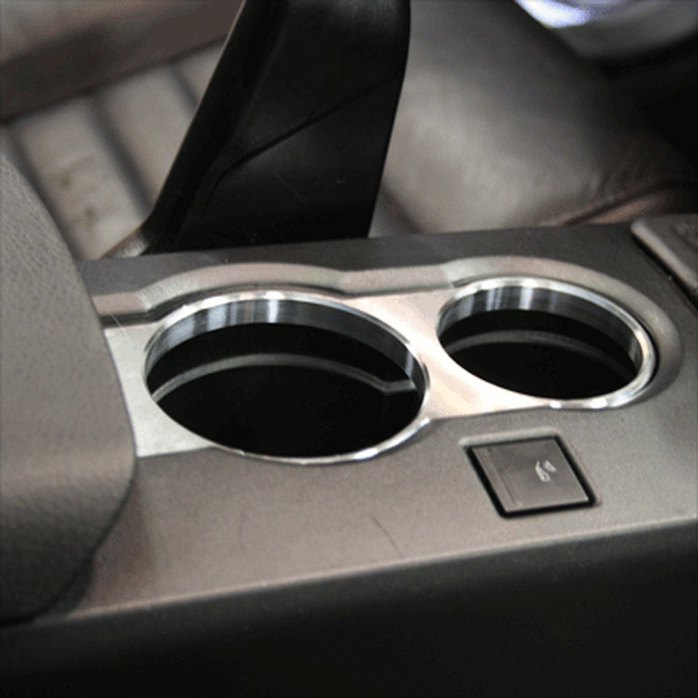 Dosenhalter-Blende (Silber) 05-09 Ford Mustang