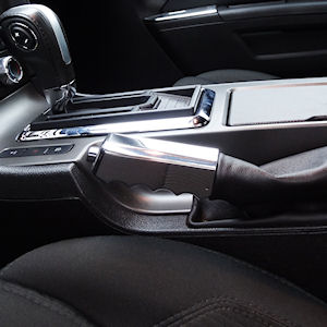 UPR Billet Parking Brake Handle (polished) for 2005-2014 Ford Mustang