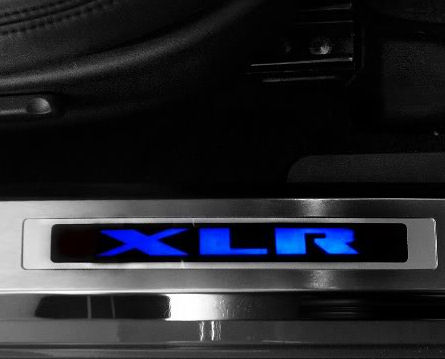 Cadillac XLR Einstiegsleisten King Penn mit Logo und LED Beleuchtung