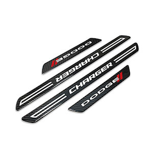 Karbon Einstiegsleisten Kick Plates 06-24 Dodge Charger